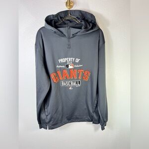 Majestic Authentic Collection UNISEX Giants Baseball Hoodie Zip Sweater Size L